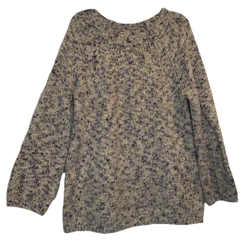 Lou & Grey‎ Women's Eyelash Signature Soft Metallic Crew Neck Sweater Top Sz S
